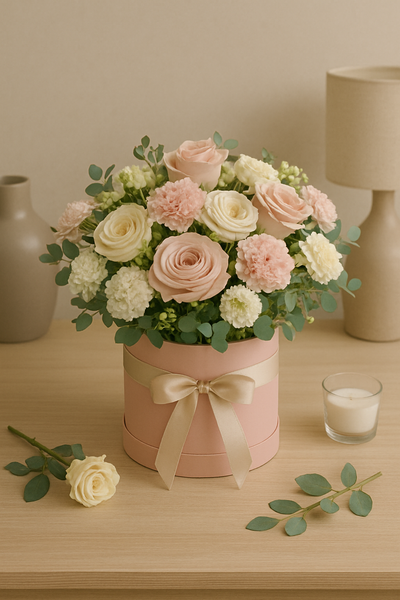 How to Style a Flower Hat Box as a Stunning Home Décor Centerpiece