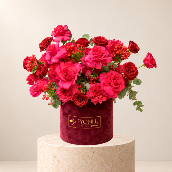 Crimson Velvet Box